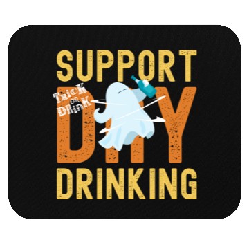 Discover Support Day Drinking Halloween Mouse Pads
