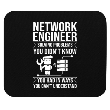 Discover Network Engineer Director Computer Engineering Mouse Pads