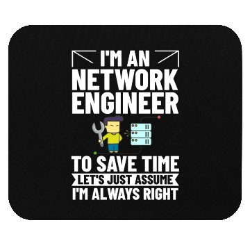 Discover Network Engineer Director Computer Engineering Mouse Pads