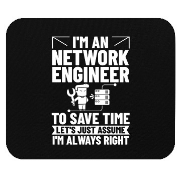 Discover Network Engineer Director Computer Engineering Mouse Pads