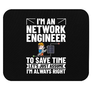 Discover Network Engineer Director Computer Engineering Mouse Pads