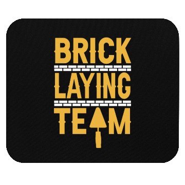 Discover Bricklaying Team Bricklayer Mason Brick Mouse Pads