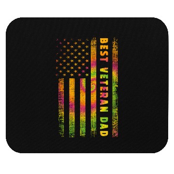 Discover Best Veteran Dad Ever Mouse Pads