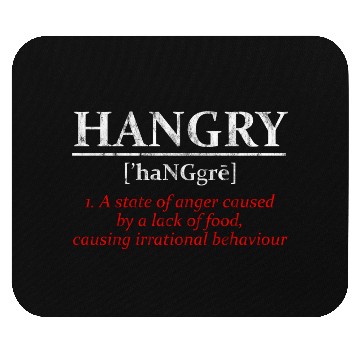 Discover Hangry Definition 3 Mouse Pads