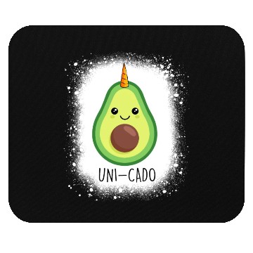 Discover Cute Avocado Unicorn Design Mouse Pads
