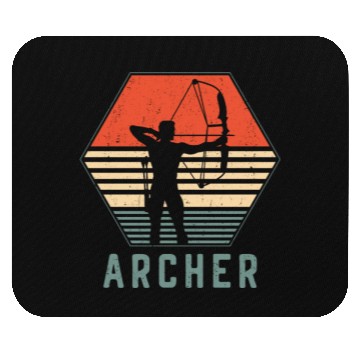 Discover Archery Bow Archer Retro Vintage Mouse Pads