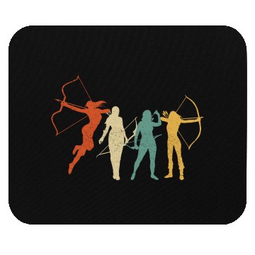 Discover Archery Bow Archer Retro Vintage Mouse Pads