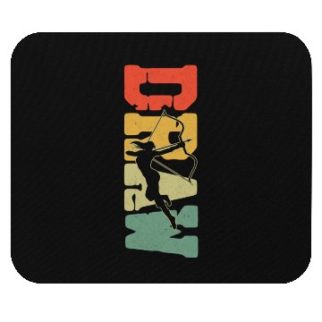 Discover Archery Bow Archer Girl Vintage Mouse Pads
