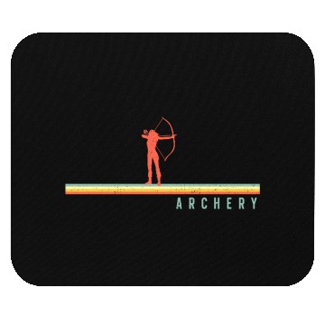 Discover Archery Bow Archer Girl Retro Mouse Pads