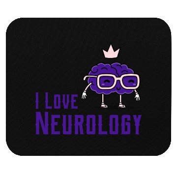Discover I love neurology-Unique neurology designs Mouse Pads