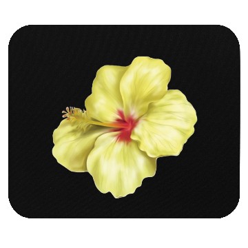 Discover Yellowlicious Hibiscus Mouse Pads
