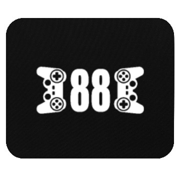 Discover Eighty Eight 88 gaming gamer number Mouse Pads
