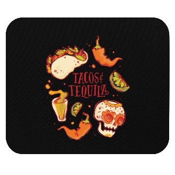 Discover Tacos and Tequila Mexican Fiesta Tacos and Tequila Mouse Pads