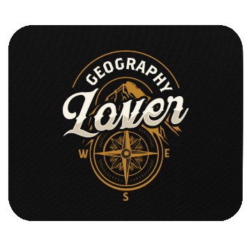 Discover Geography Lover Geographer Student Geographic Mouse Pads