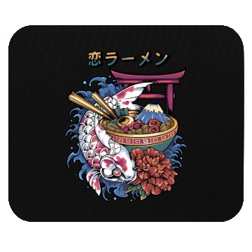 Discover koi fish ramen Mouse Pads