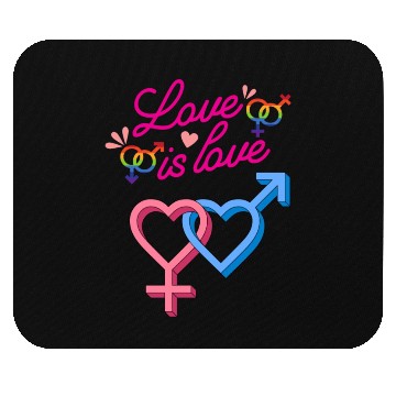 Discover Love is Love Mouse Pads