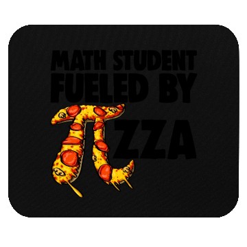 Discover Math Student Fueled By Pizza Mouse Pads