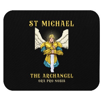 Discover Archangel St Michael Roman Catholic Gift Mouse Pads