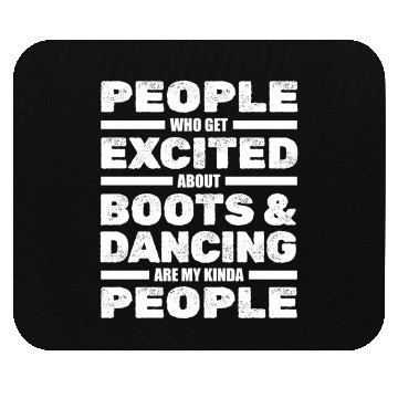 Discover Line Dancing Western Country Dance Mouse Pads