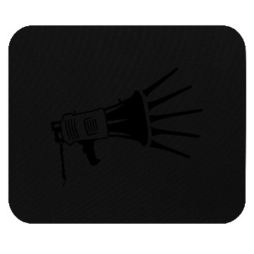 Discover loudspeaker propaganda megaphone icon Mouse Pads