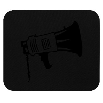 Discover Megaphone propaganda icon loudspeaker Mouse Pads