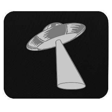 Discover mystery UFO abducted ray Mouse Pads