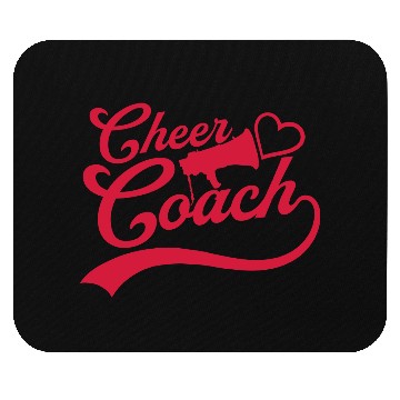Discover love cheer coach megaphone Mouse Pads