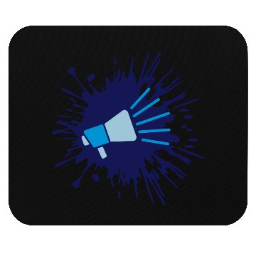 Discover color blob icon megaphone Mouse Pads