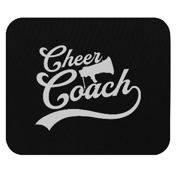 Discover cheer coach megaphone speak Mouse Pads