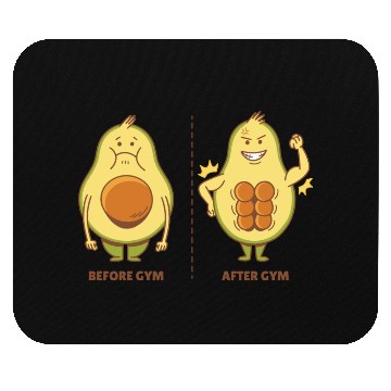 Discover Muscle Avocado Mouse Pads