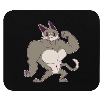 Discover Muscle Cat Mouse Pads
