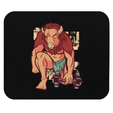 Discover Muscle Buffalo Mouse Pads