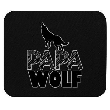 Discover Best Mouse Pads for men, papa wolf Mouse Pads