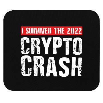 Discover I SURVIVED THE 2022 CRYPTO CRASH RETRO Mouse Pads
