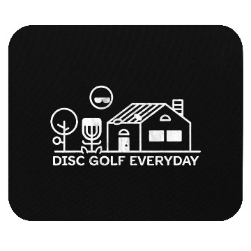 Discover Distressed Funny Disc Golf Everyday Gift for Avid Mouse Pads