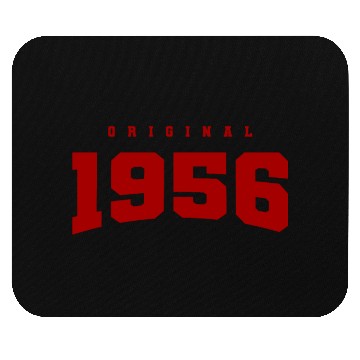 Discover MODERN 1956 RED FONT Mouse Pads