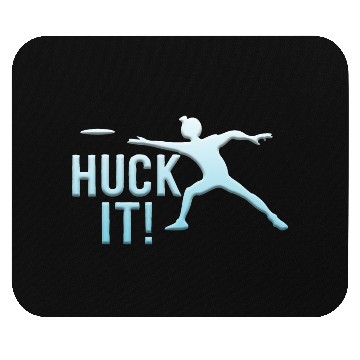 Discover Huck It Mouse Pads Ultimate Frisbee Flying Disc Golf
