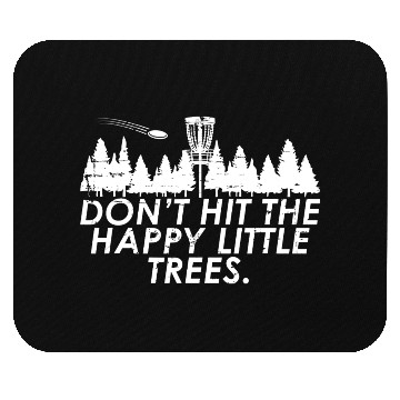 Discover Funny Trees Disc Golf Mouse Pads Perfect Gift For