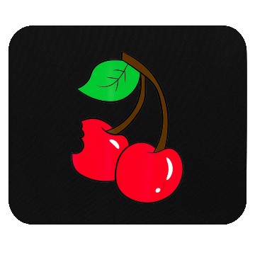 Discover Funny Cherry Lover Cherries Mouse Pads