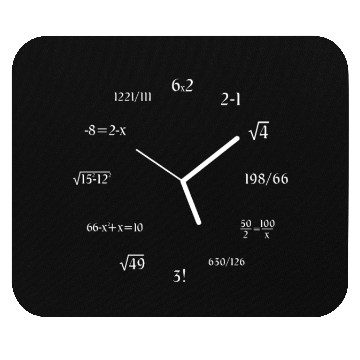 Discover Math Clock Math Meme Math Lover Joke Math Mouse Pads