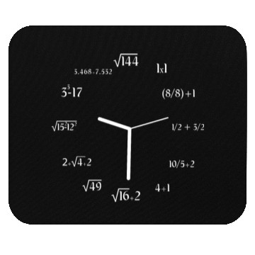 Discover Math Meme Math Equation Joke Funny Math Clock Mouse Pads