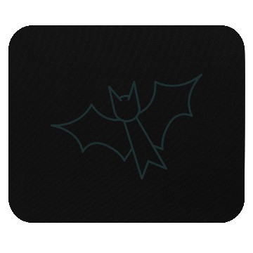 Discover Simple flying bat Mouse Pads