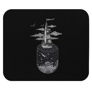 Discover Space lover design Mouse Pads
