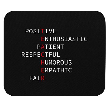 Discover teacher Mouse Pads