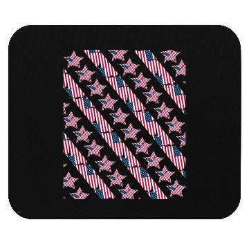 Discover Pattern flag Independence Since 1776 Fourth July Mouse Pads