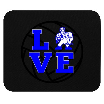 Discover Love With Danny Driller Volleyball Mouse Pads