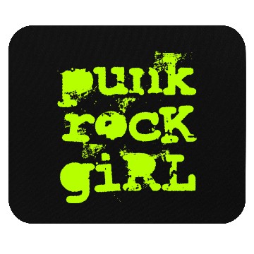 Discover Punk Rock Girl Mouse Pads