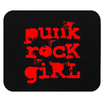 Discover Punk Rock Girl Mouse Pads