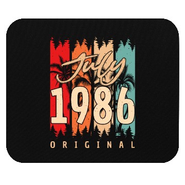 Discover Born July 1986 Mouse Pads