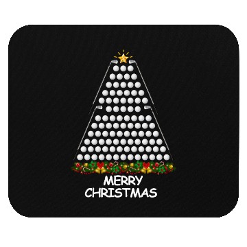 Discover Golf Christmas Tree Merry Christmas Mouse Pads